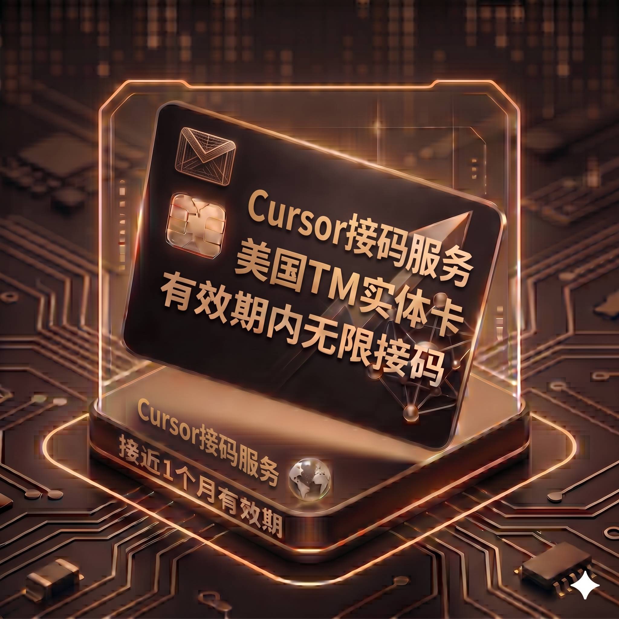 Cursor 美区TM卡自助接收码服务1（仅限 Cursor 或G r o k Bot，一号一绑，有效期内可无限接收码）商品图片