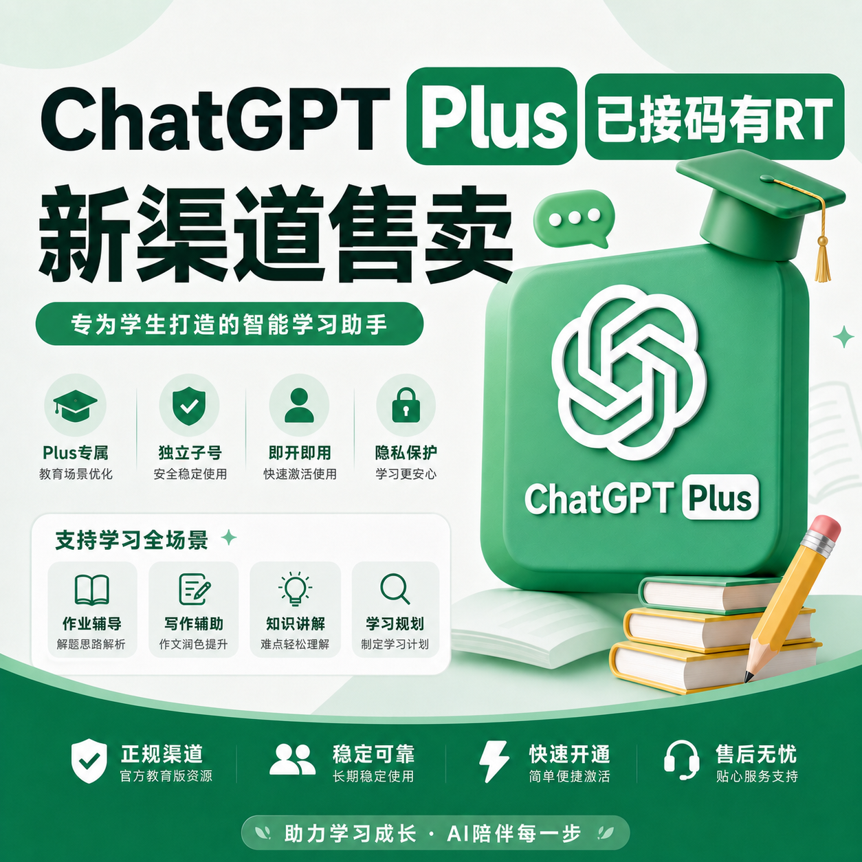 【7.18自营】巴西 PIX 手搓 GPT PLUS 已接码 有RT Outlook 质保首登！商品图片
