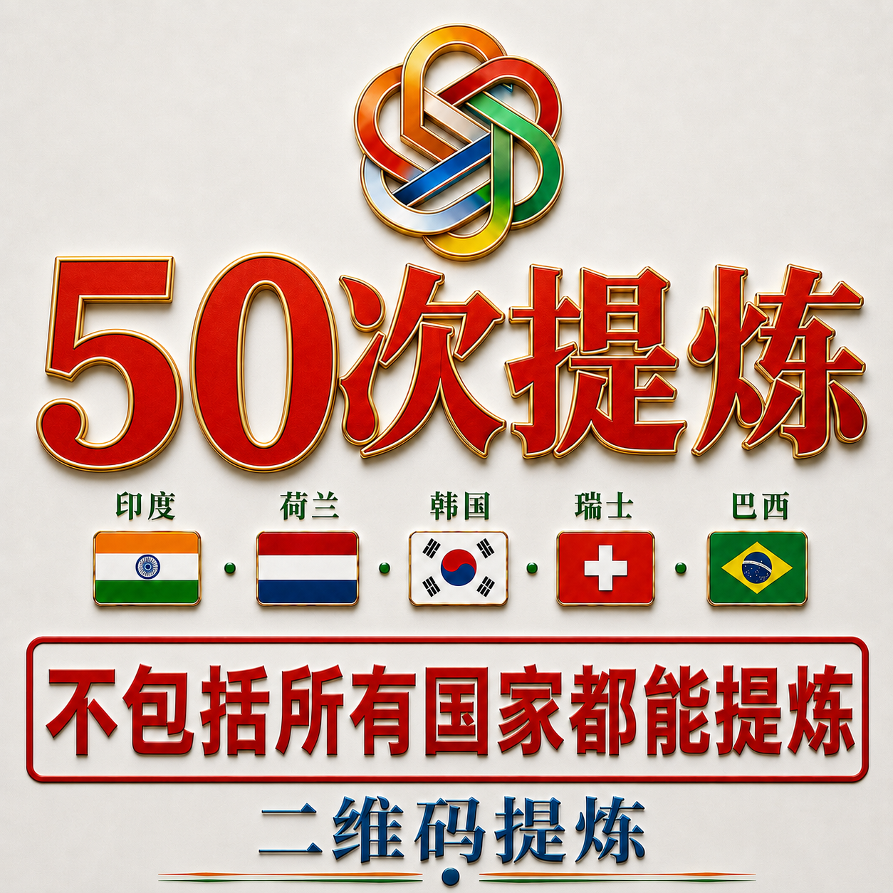 50次 -只提炼-多国家-二维码提炼-不包括扫码商品图片